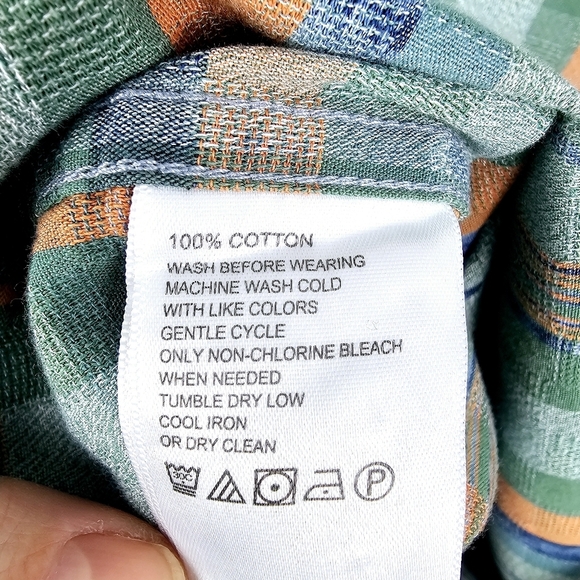 Tommy Bahama Indio Coast Plaid Button Front Shirt - Picture 8 of 9